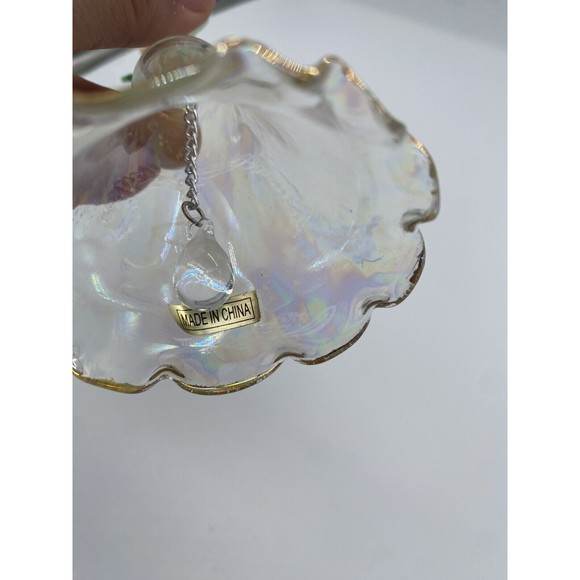 Vintage Hummingbird Bell Glass. With Color - Picture 3 of 3